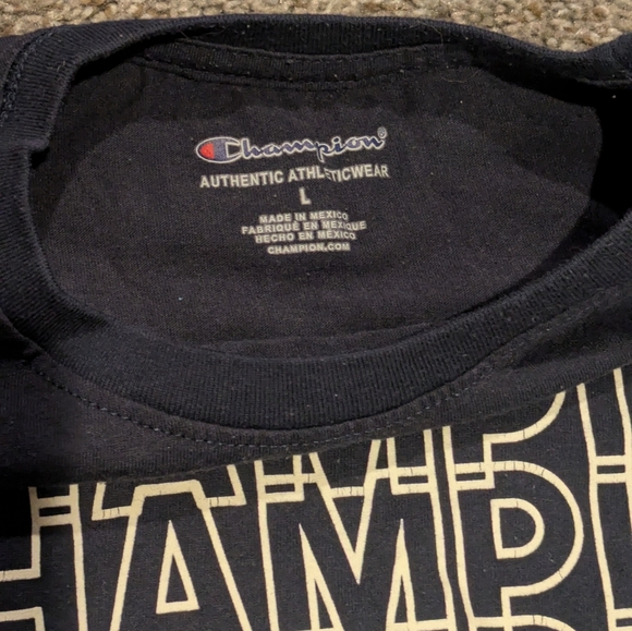 Champion Kids Navy Graphic Tee - Picture 2 of 3
